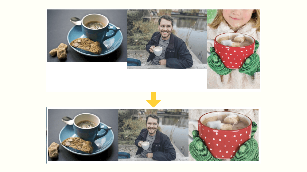 【CSS】画像のサイズを均等にして、適切な位置に修正する方法